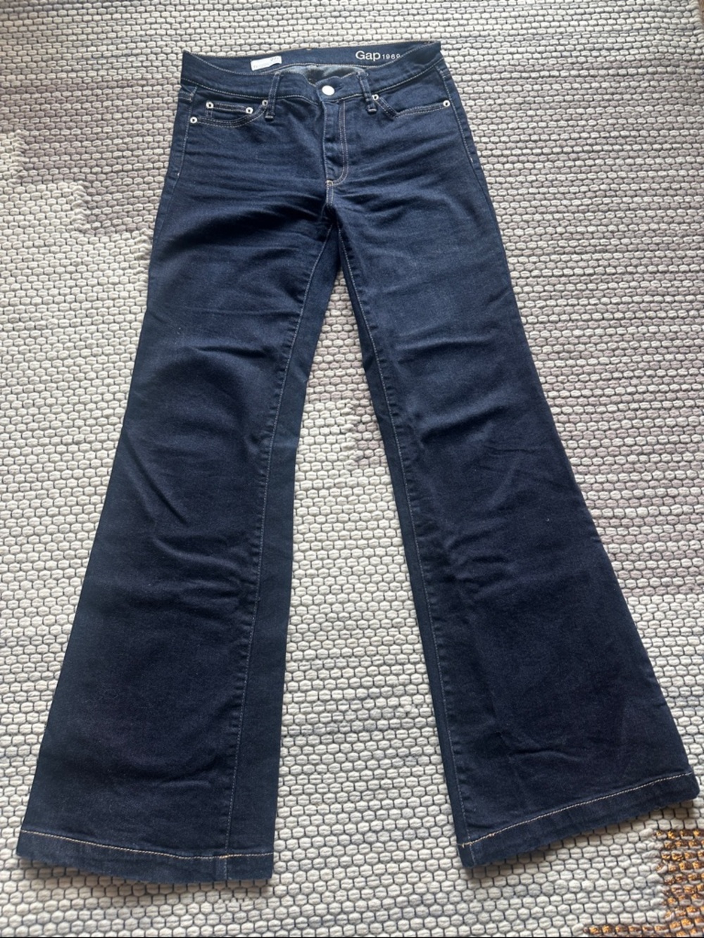 GAP 1969 Women's Dark Blue Wide Leg Jeans